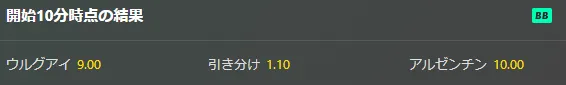 開始10分